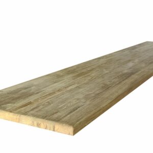 Bank- top uit gerecycleerd teak - zonder voet