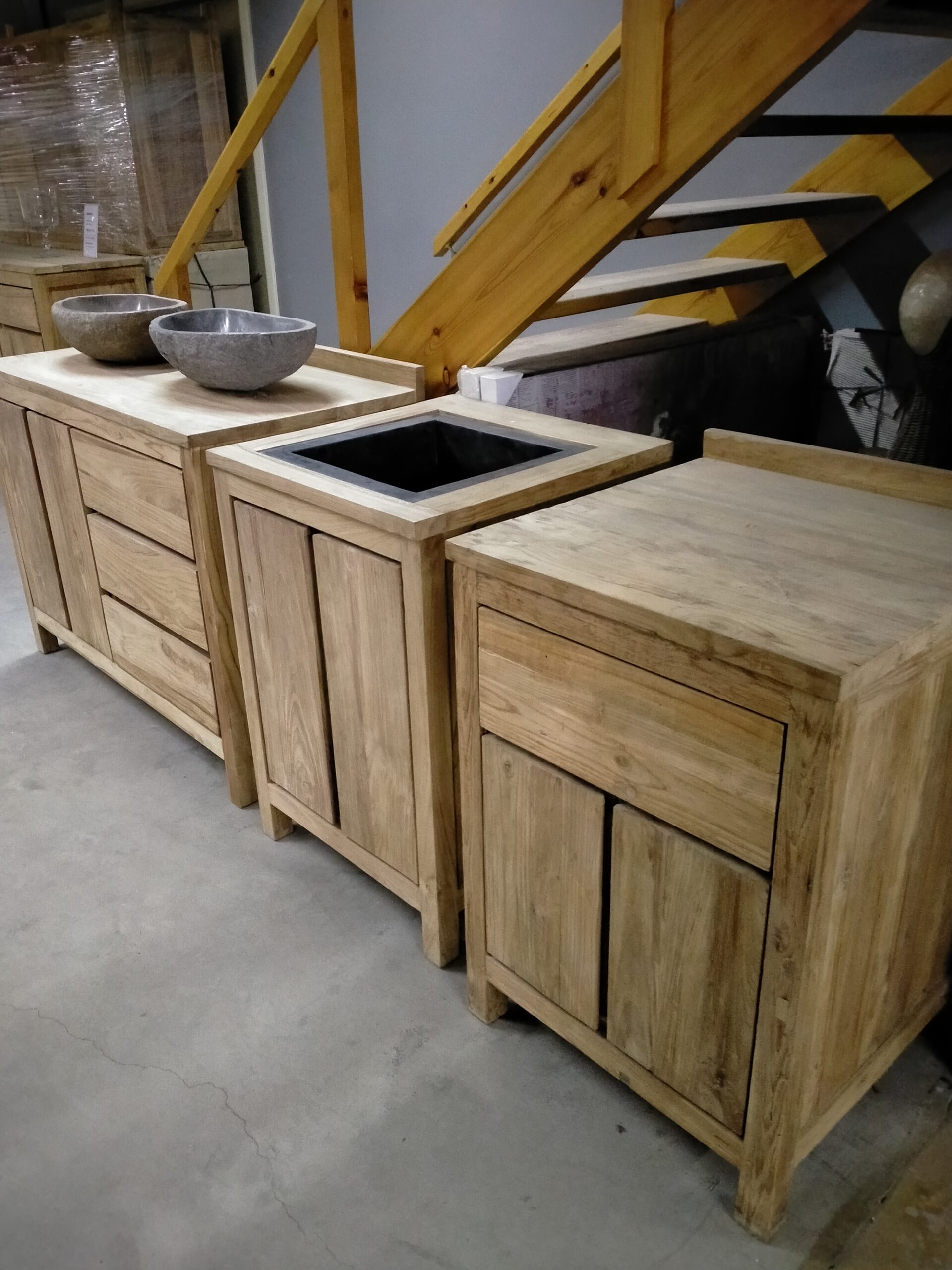 Compacte Badkamerkast met spoelbak en 2 deuren - Afbeelding 2