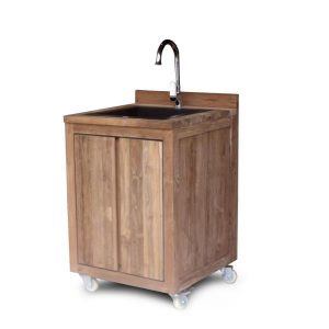 Compacte Badkamerkast met spoelbak en 2 deuren
