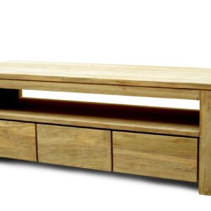TV-Dressoir Klassiek met 1 schap en 3 lades