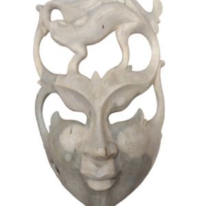 Houten Muurmasker-Fairy of the Wood-klein